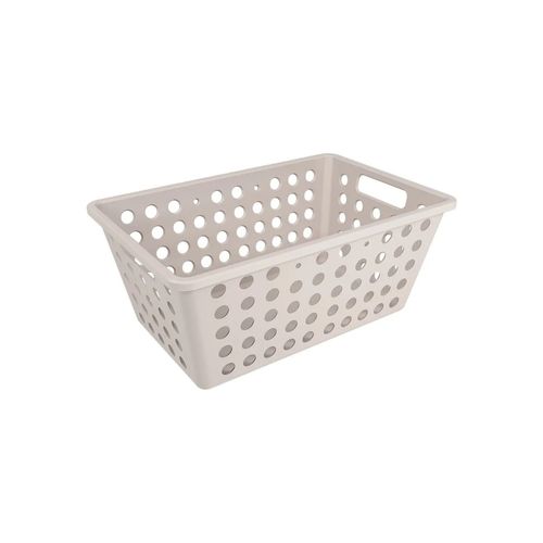 Canasta Grande De Plastico 4,4L - 28,8 X 19,1 X 12,3 Cm One Light Gray