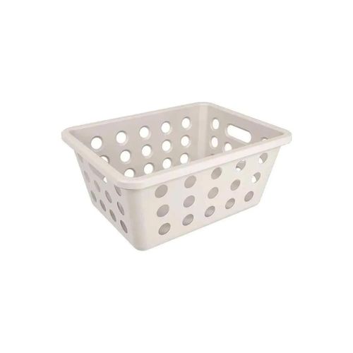 Canasta Pequena De Plastico 1,2L 18,6 X 14,2 X 8,6 Cm One Light Gray