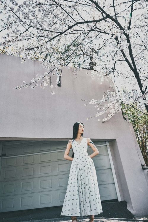 Vestido Popelin Estampado