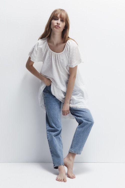 Camison Liso Plumeti