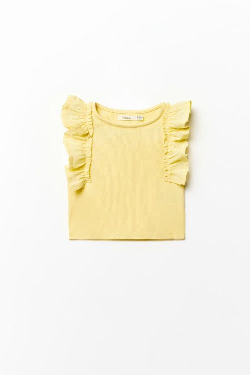 Remera Ba Rib Volantes