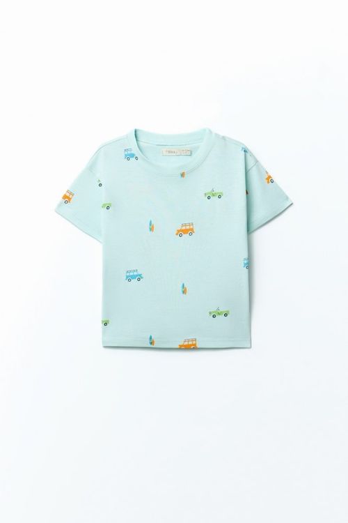 Remera Estampado Coches