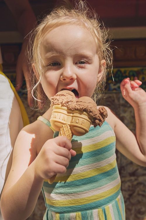 Mono Rayas Falso Tricot