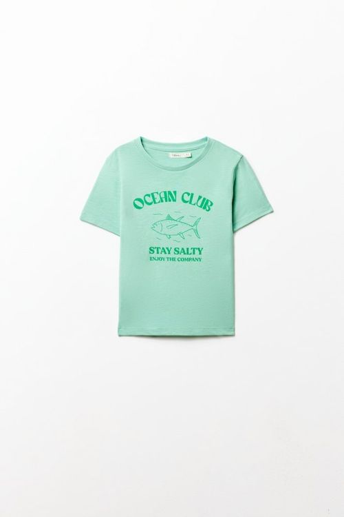 Remera Basica Print Monocolor