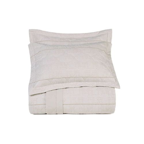 Juego Cubrecama 3 Pzs Algodón Lux 200H Conectada 270X250 Lineart