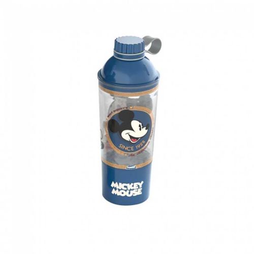 Botella Shaker Decora Con Compartimiento 600Ml Mickey Adulto
