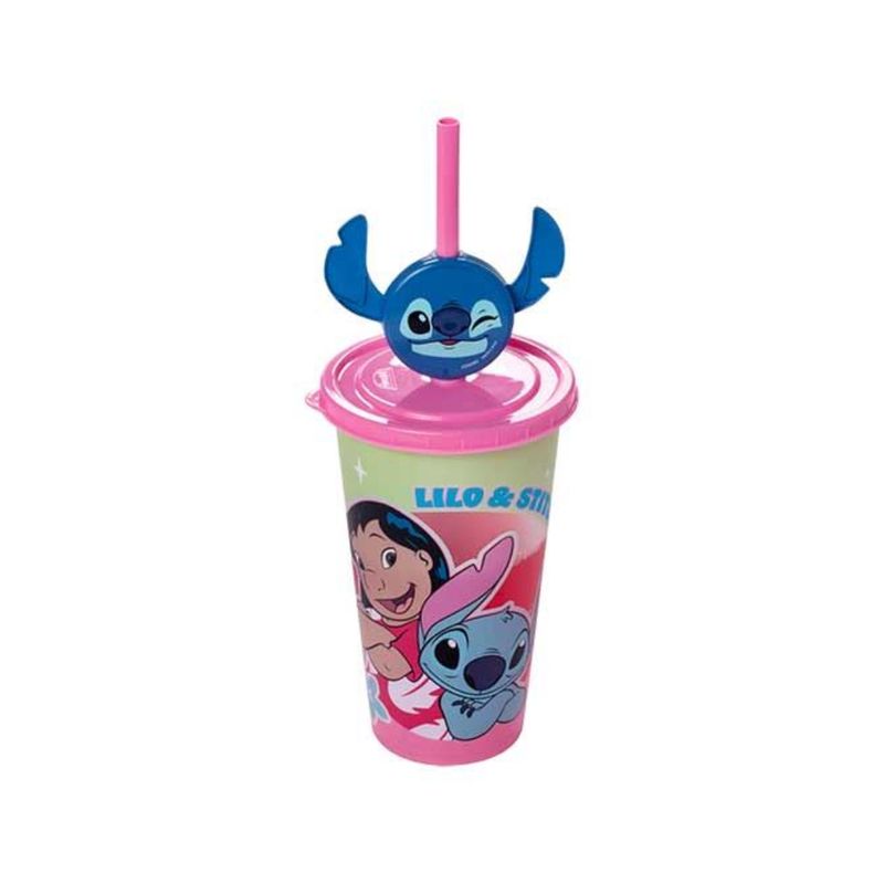 Vaso%20Con%20Pajita%20Y%20Pin%20500%20Ml%20Lilo%20Y%20Stitch