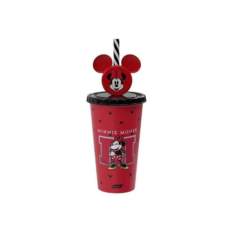 Vaso%20Con%20Pajita%20Y%20Pin%20500%20Ml%20Minnie%20Roja
