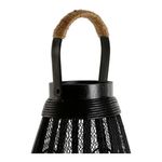 Portavela%20Metal%20Ratan%2028X28X50%20Negro