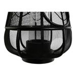 Portavela%20Metal%20Ratan%2028X28X50%20Negro