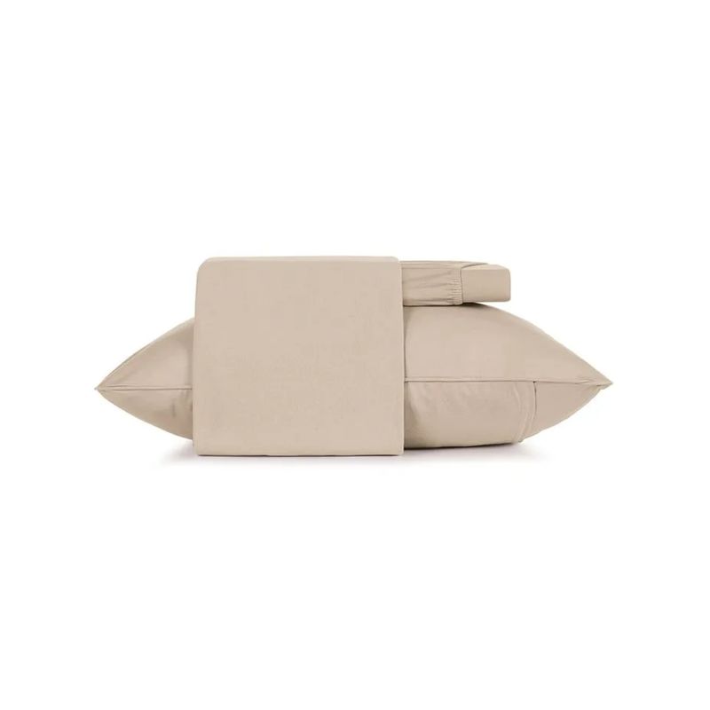 Juego%20De%20Sabana%20Simples%203Pc%20Malha%20100%25Alg%201%2C38Mx1%2C88Mx30Cm%20Beige%20Mocha