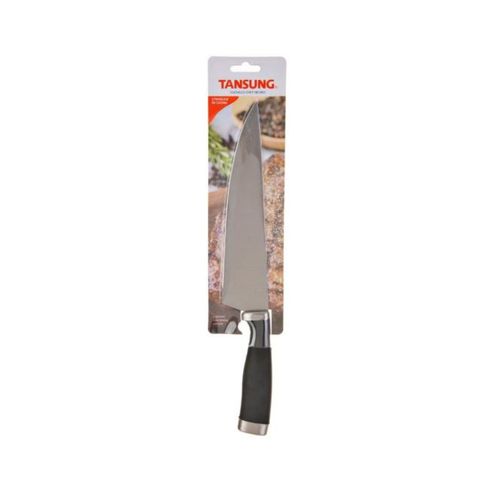 Cuchillo Chef Mango Negro -Silver