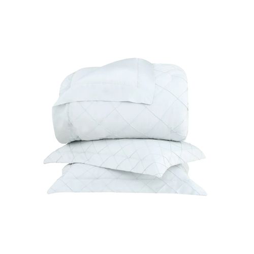 Kit 3Pzs Colcha Etienne Verde Glace Queen 280X260