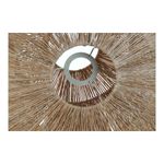 Pantalla Yute Metal 40X40X30 Lampara Natural