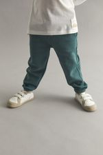 Pantalon Jogger Pique Liso Bolsillos