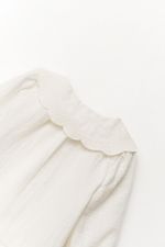Blusa Manga Larga Bambula Cuello Bebe