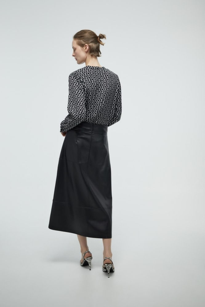 Blusa Fluida Estampada