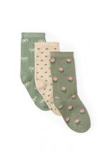 Pack 3 Medias Flores