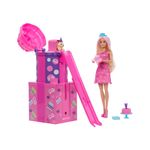 Barbie Juego Fiesta Unboxed Resbaladilla