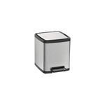 Basurero Inox  Con Pedal Oct 10Lts Tr