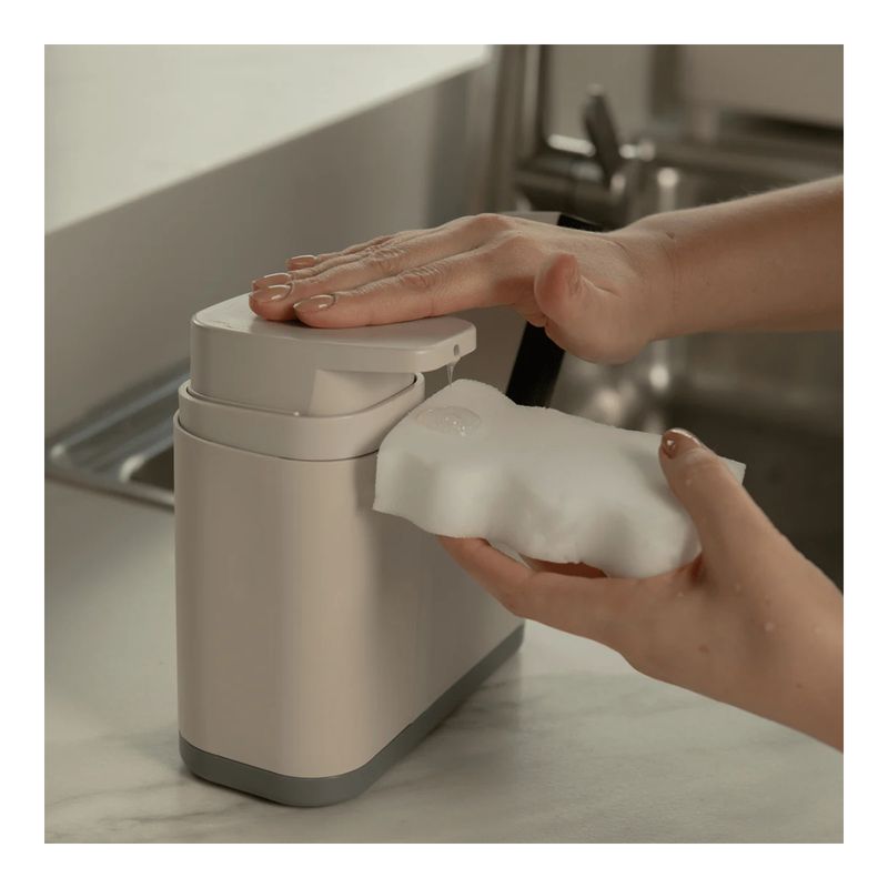 Dispenser Conpacto De Detergente Liv 550Ml Beige Fechado