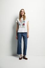 Remera Lentejuela Algodón