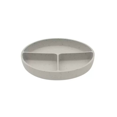 Plato Dividido Con Base De Succión De Silicona Platinum Sand