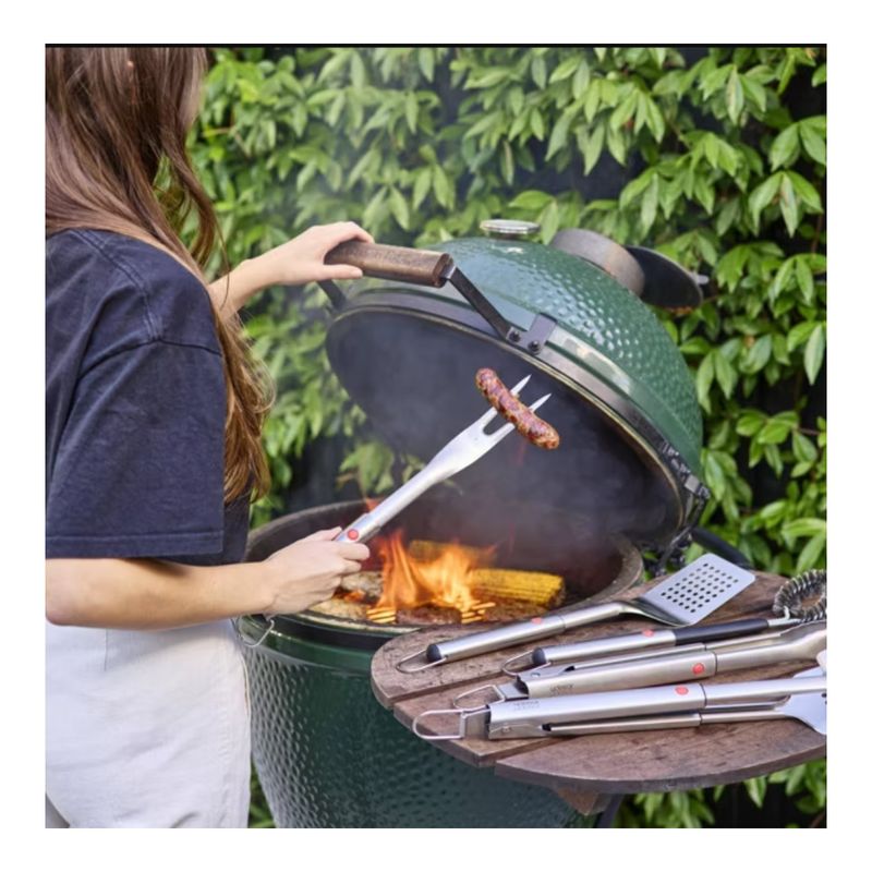 Juego De 3 Utensilios Retráctiles Grillout De Acero Inoxidable