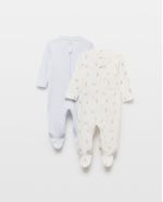 Pack 2 Pijamas De Bebé Manga Larga Con C