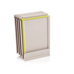 Tablas De Cortar 25X17 Cm Con Soporte 4 Pzs Encajables Compact