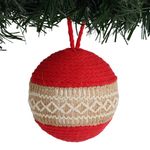 Juego de Globos De Navidad 10Cm 4Pz Rojo